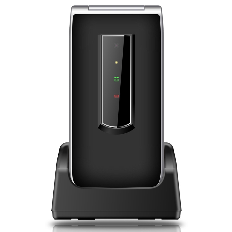 Beafon SL495 Klapp-Handy schwarz/silber