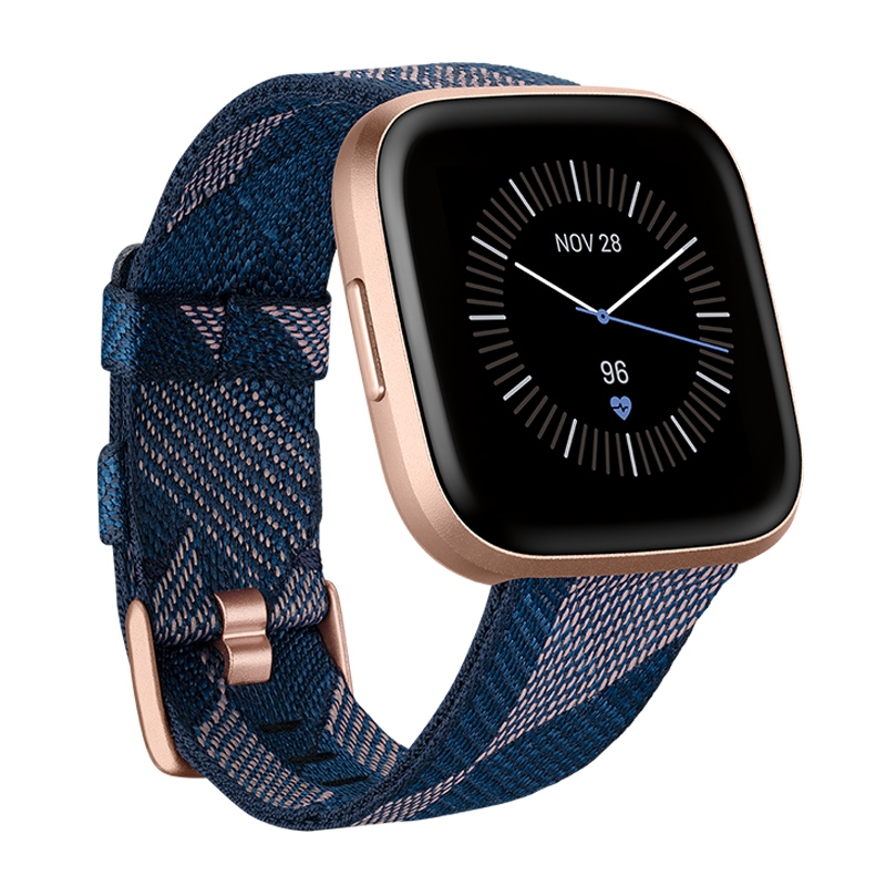 Fitbit Versa 2 Special Edition Gesundheits- & Fitness-Smartwatch Gewebe in marin
