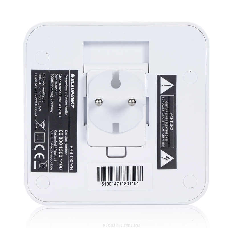 Blaupunkt Prb 100 Steckdosen Radio weiß