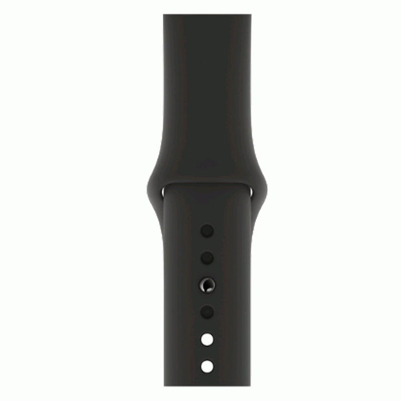 Apple Watch Series 5 GPS + LTE 40mm Edelstahl schwarzes Armband Space schwarz