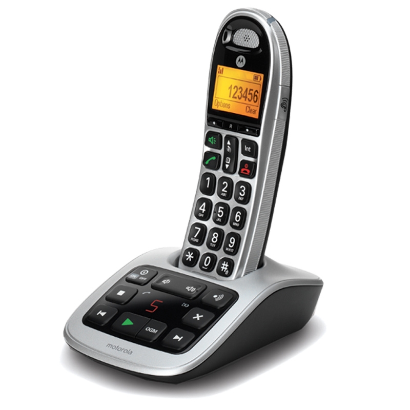 Motorola CD312 Duo Großtasten-DECT-Telefon mit AB