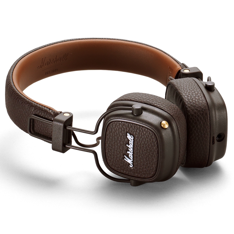 Marshall Major III Faltbarer Bluetooth Kopfhörer braun