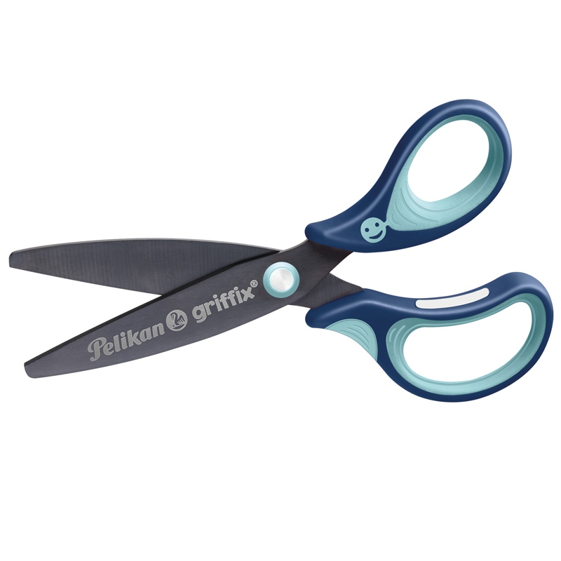 Pelikan 803502 - Schulschere Griffix, für Rechtshänder, blau