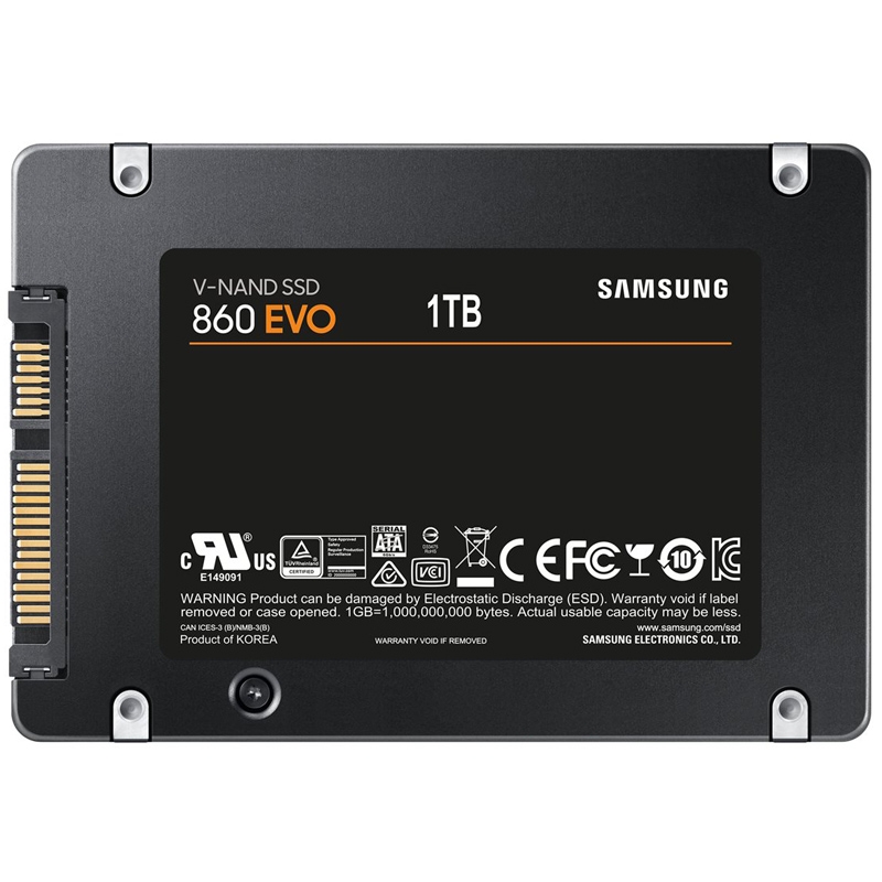 Samsung 860 Evo Series 1TB SSD SATA3 6GB Festplatte