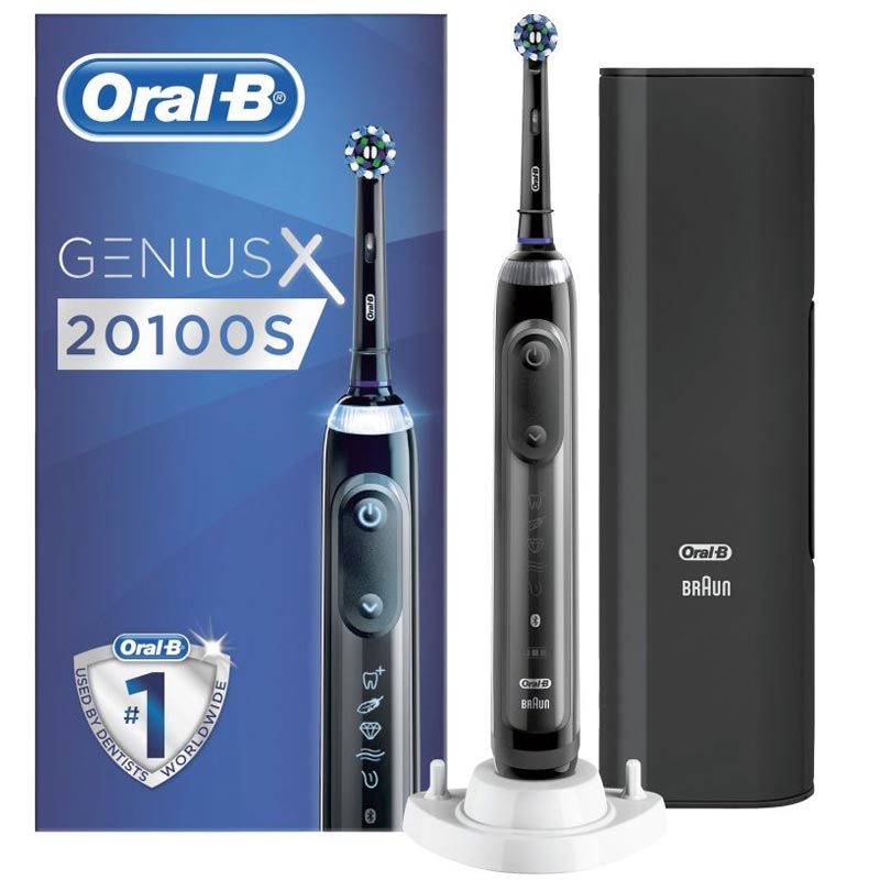 Oral-B Genius X 20100S Elektrische Zahnbürste schwarz