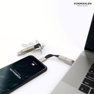 VONMÄHLEN High Five – 5 in 1 Multi Ladekabel schwarz
