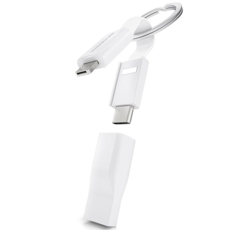 VONMÄHLEN High Five – 5 in 1 Multi Ladekabel weiß