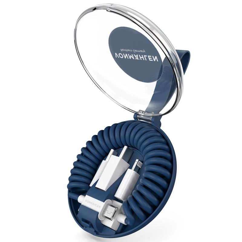 VONMÄHLEN allroundo All-in-One Ladekabel blau