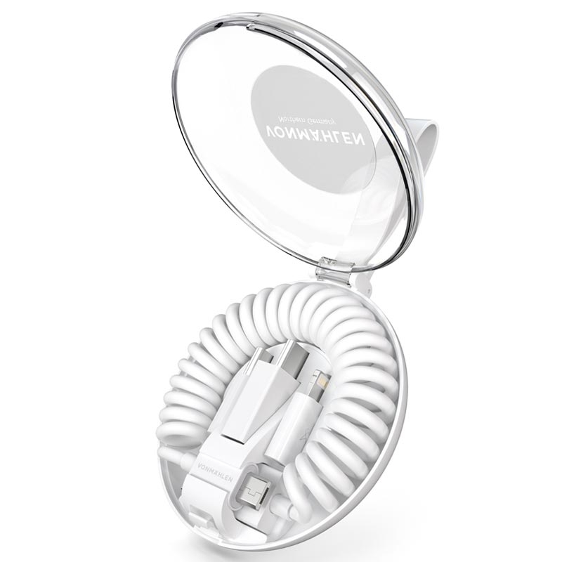 VONMÄHLEN allroundo All-in-One Ladekabel weiß