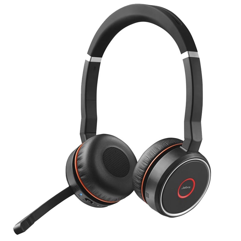 Jabra Evolve 75 UC DUO Bluetooth Headset mit Ladestation