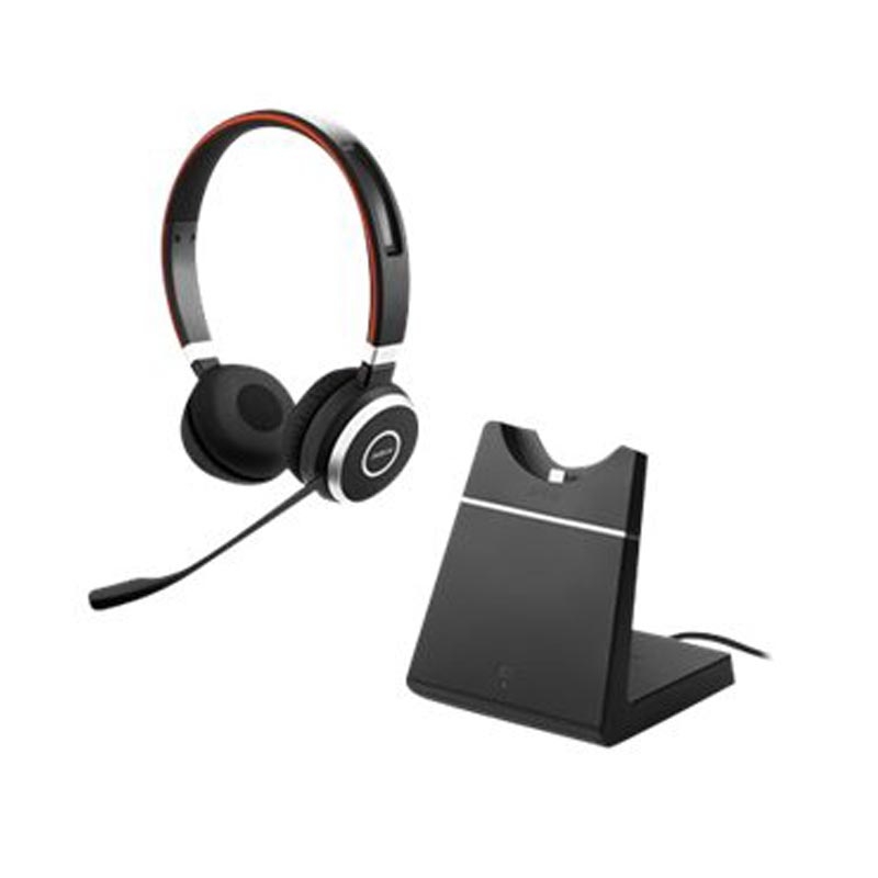 Jabra Evolve 65 MS DUO Bluetooth Headset mit Ladestation