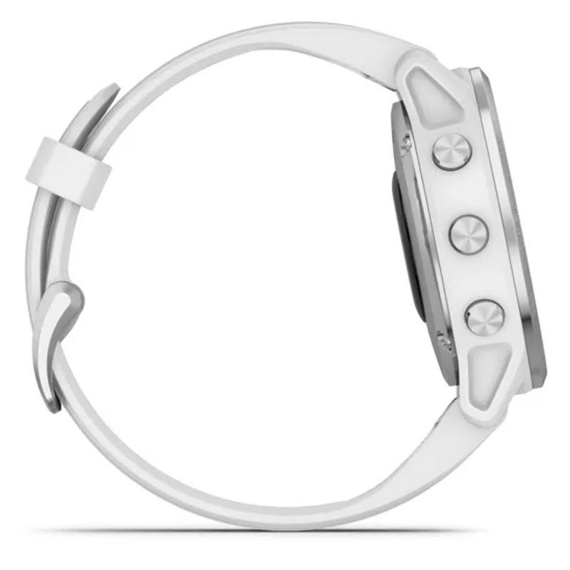 Garmin fenix 6S silber mit silbernem Armband 42mm