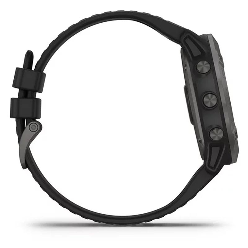 Garmin fenix 6X Sapphire grau mit schwarzem Armband 51mm