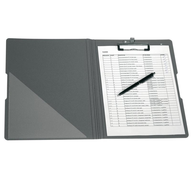 Herlitz Klemmbrettmappe PF A4 schwarz