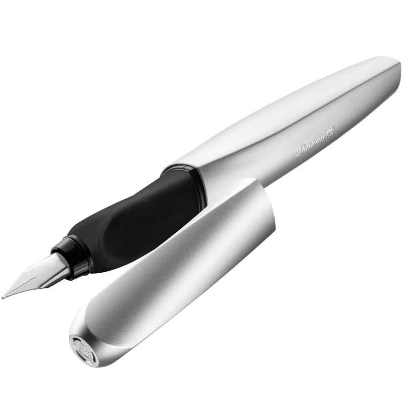 Pelikan 947366 Füllhalter Twist P457 im Blister silber