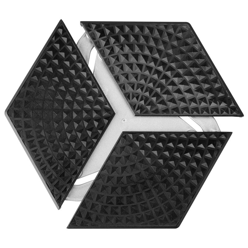 Stanley Rogers Untersetzer Kinematik, 3-teilig, schwarz