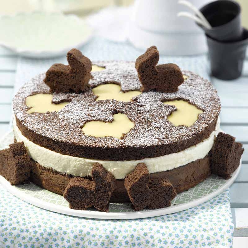 Dr. Oetker Kastenform inkl. Häschen-Ausstecher, 25 cm