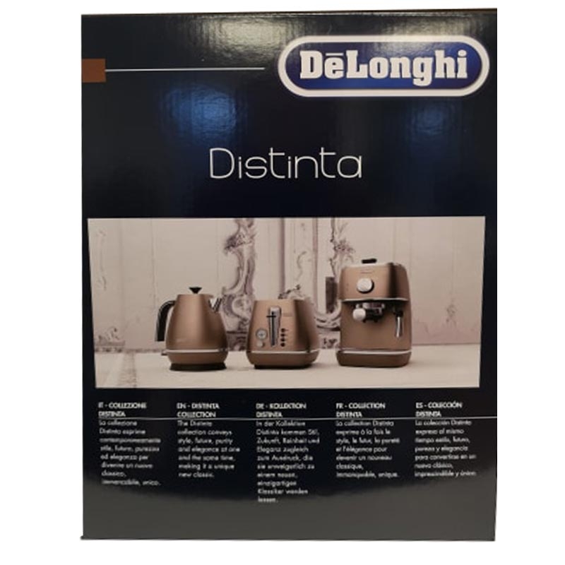 De Longhi Distinta ECI 341.BZ Espressomaschine gold