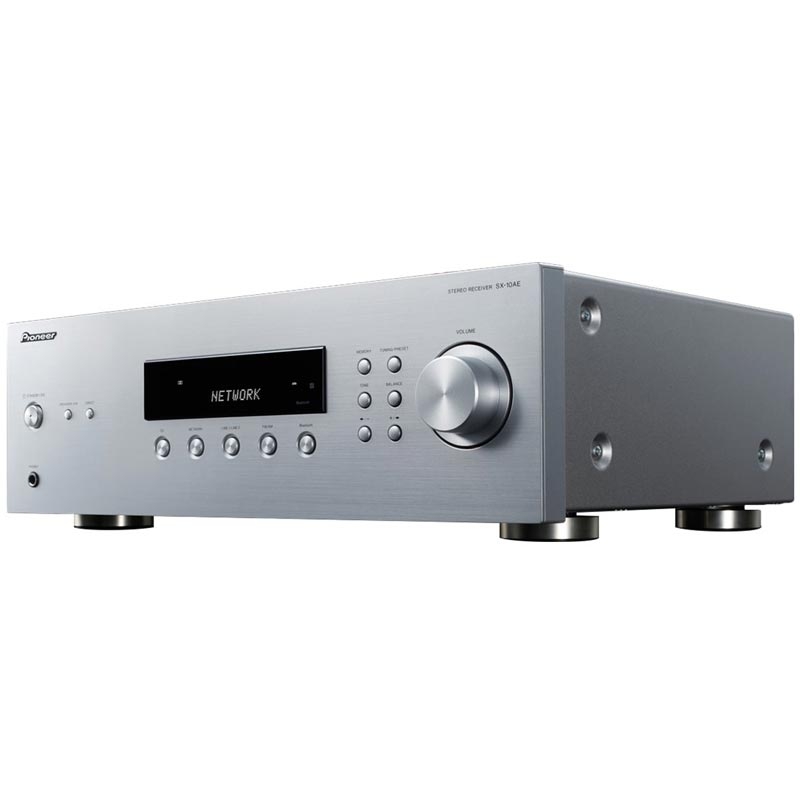 Pioneer SX-10AE(S) Stereo Receiver mit Bluetooth silber