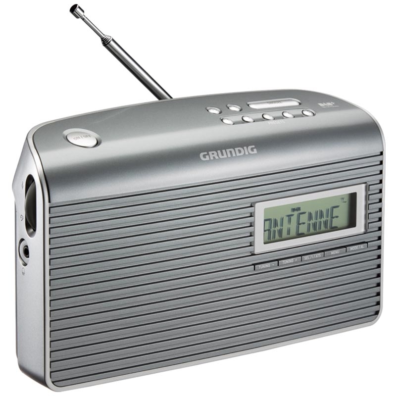 Grundig Music 7000 DAB+ Radio grau/silber