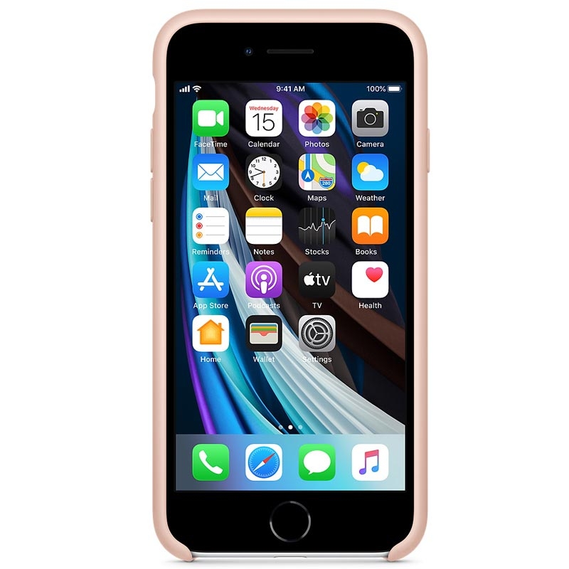 Apple iPhone SE silicone Case MXYK2ZM/A pink sand