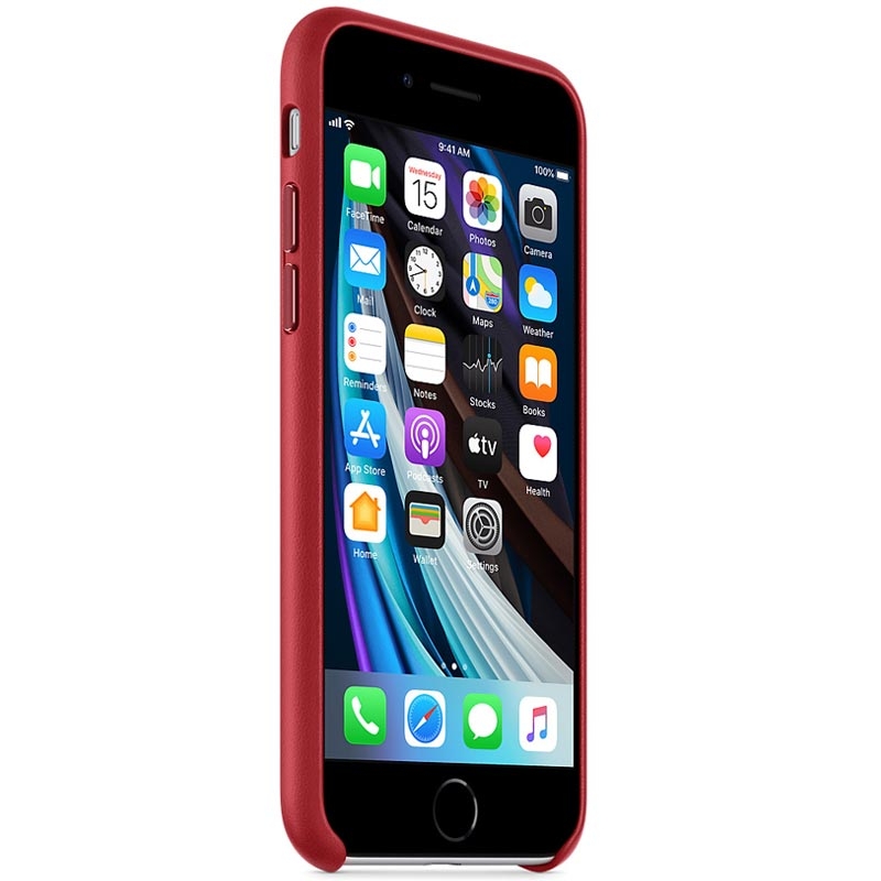 Apple iPhone SE Leather Case MXYL2ZM/A red