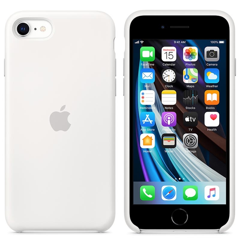 Apple iPhone SE Silicone Case MXYJ2ZM/A white