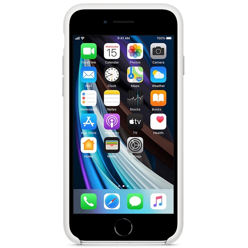 Apple iPhone SE Silicone Case MXYJ2ZM/A white