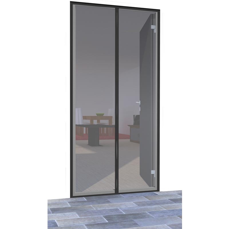 easy life Magnet-Türvorhang Premium 100 x 220 cm anthrazit