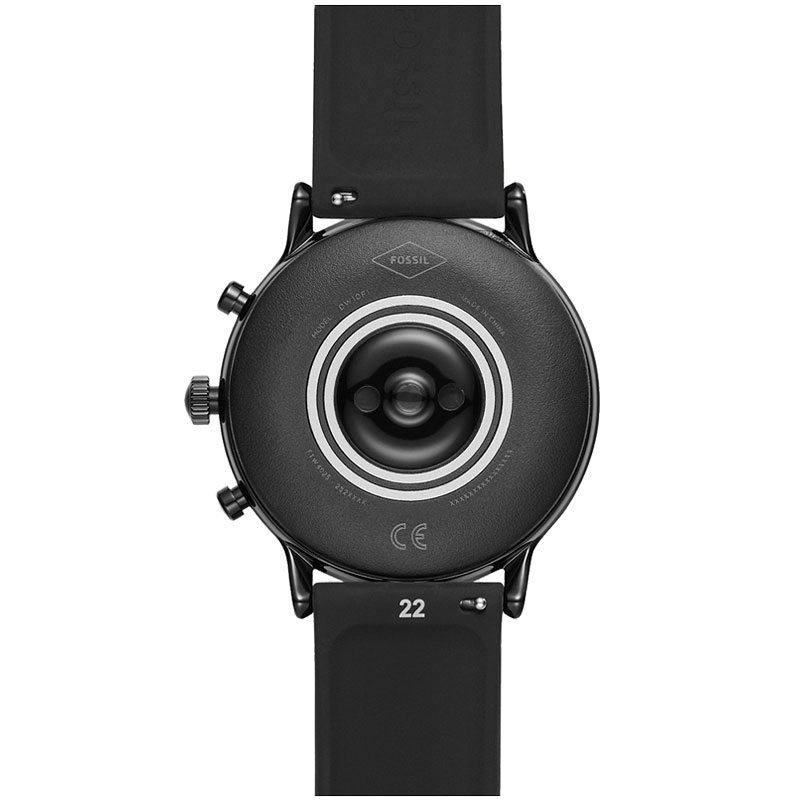 Fossil CARLYLE FTW4025 Edelstahl/Silikon-Smartwatch black