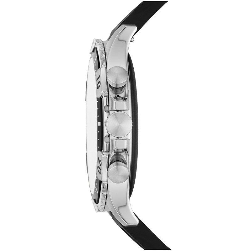 Fossil GARRETT FTW4041 Edelstahl/Silikon-Smartwatch black