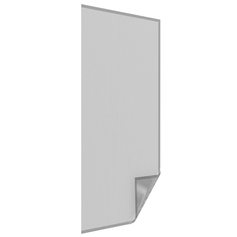 easy life Insektenschutz-Gitter-Tür 110 x 210 cm anthrazit mit Klettband