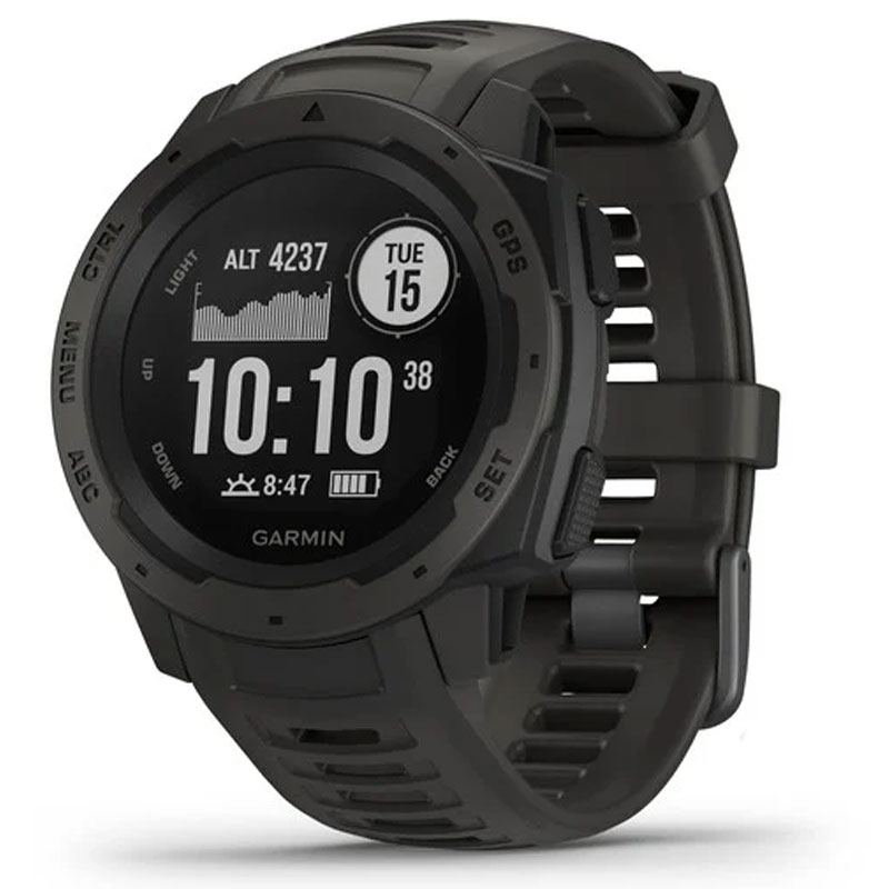 Garmin Instinct wasserdichte Sport-Smartwatch schwarz