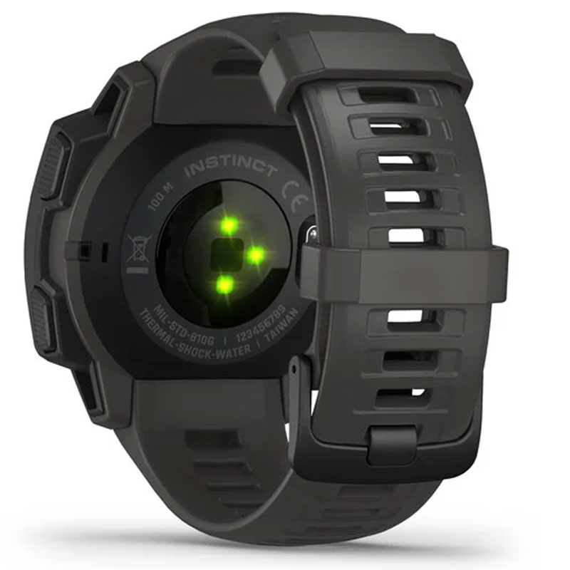 Garmin Instinct wasserdichte Sport-Smartwatch schwarz