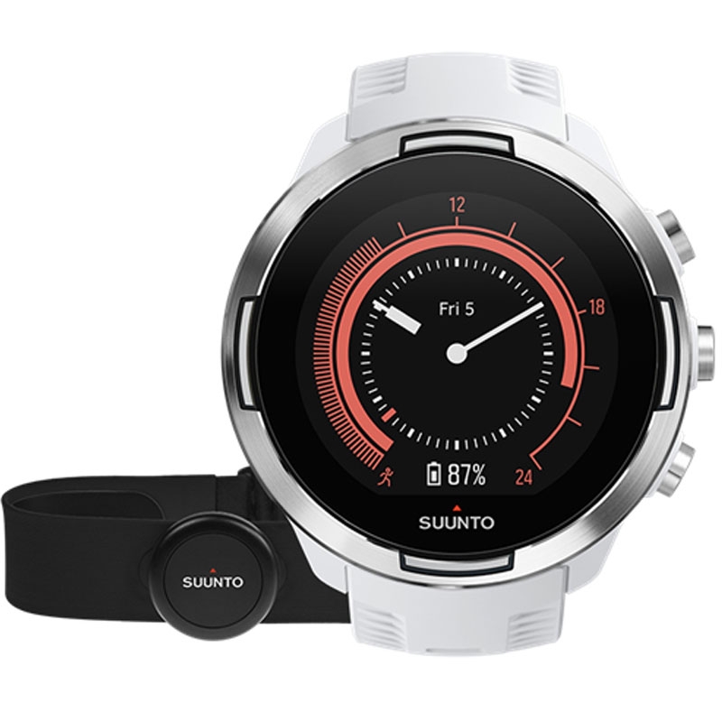 Suunto 9 baro Multisport-GPS-Uhr weiß