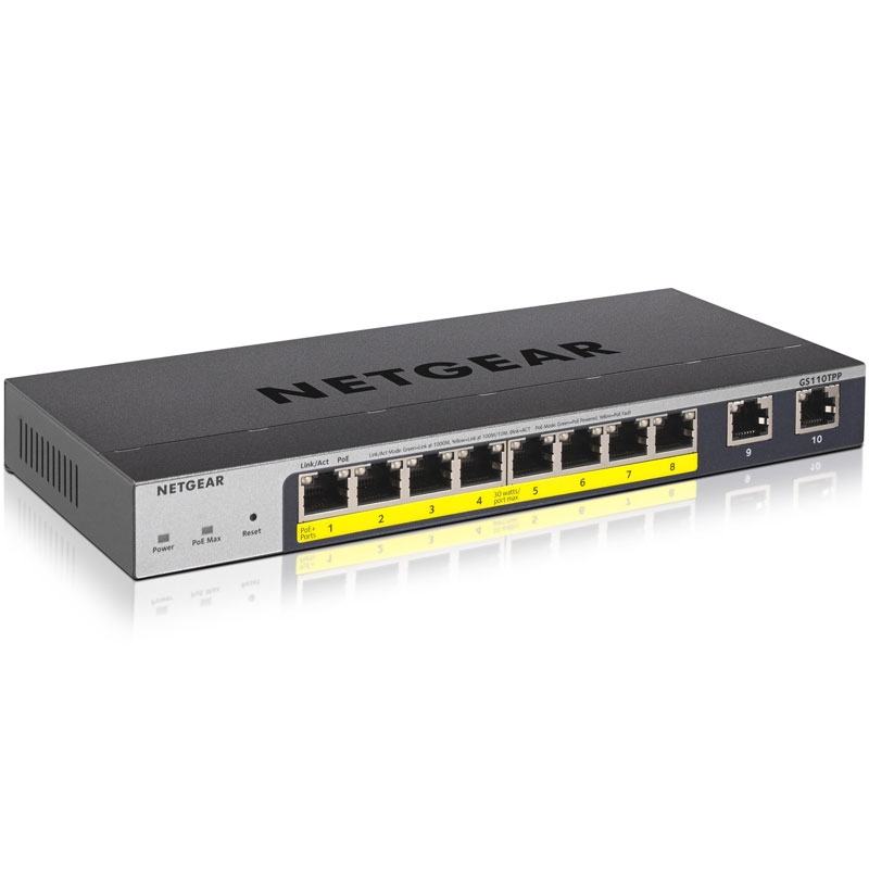 Netgear 8 Port Gigabit PoE+ Ethernet Smart Managed Pro Switch