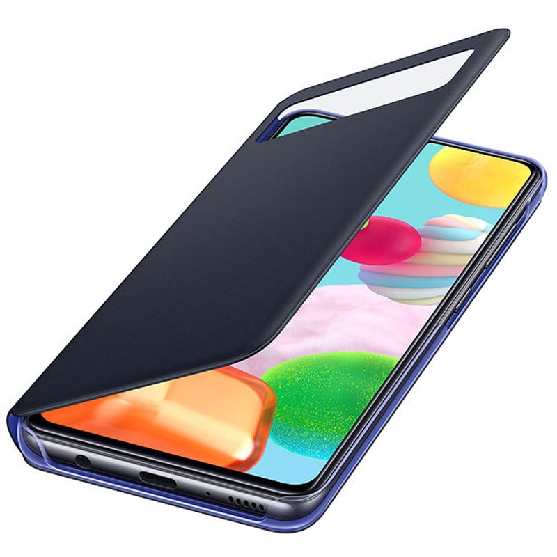 Samsung S View Wallet Cover EF-EA415 für Galaxy A41 schwarz