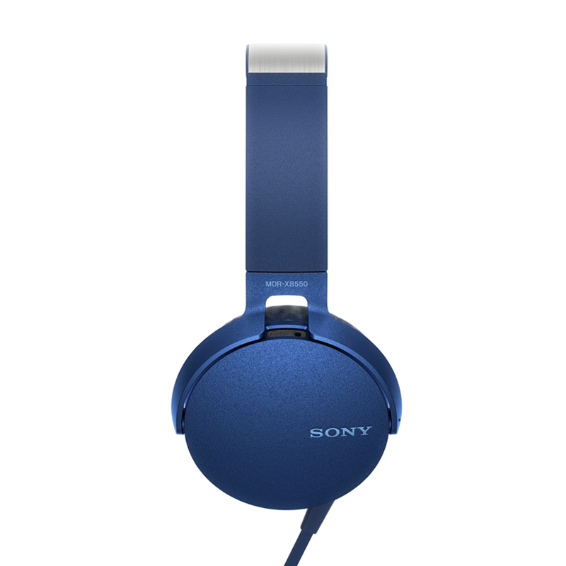 Sony MDR-XB550AP HiFi Over Ear Headset blau