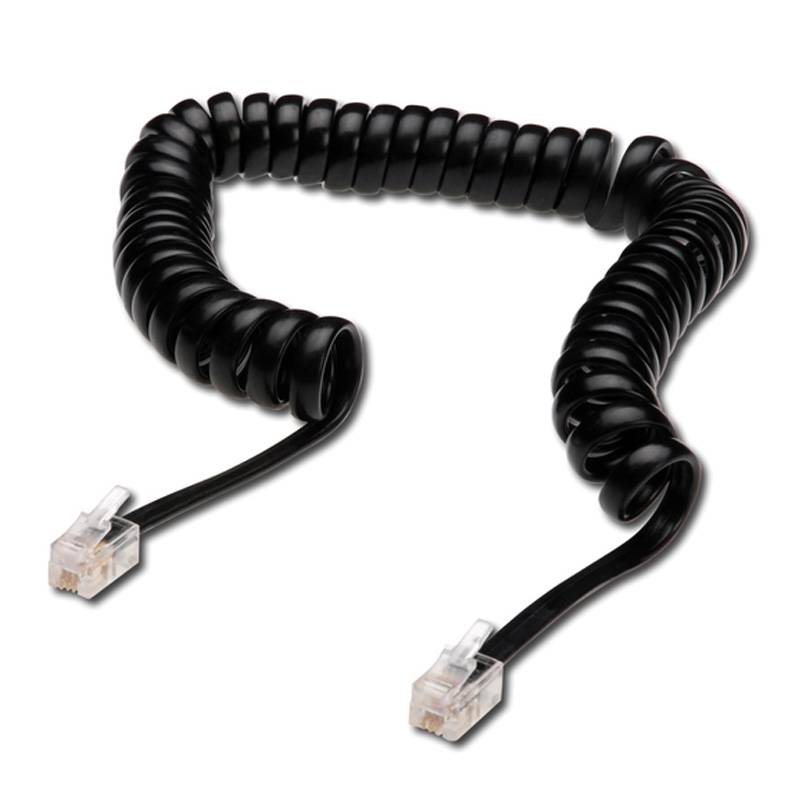 Assmann UAE Anschlusskabel RJ10 4m schwarz