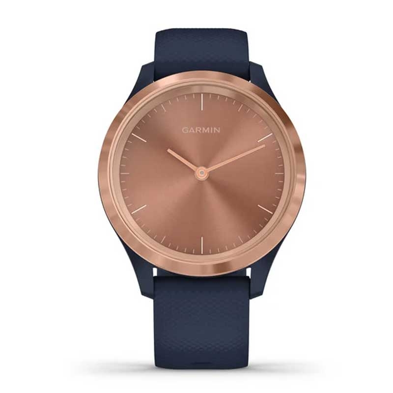 Garmin vivomove 3s Hybrid-Smartwatch dunkelblau/rosegold