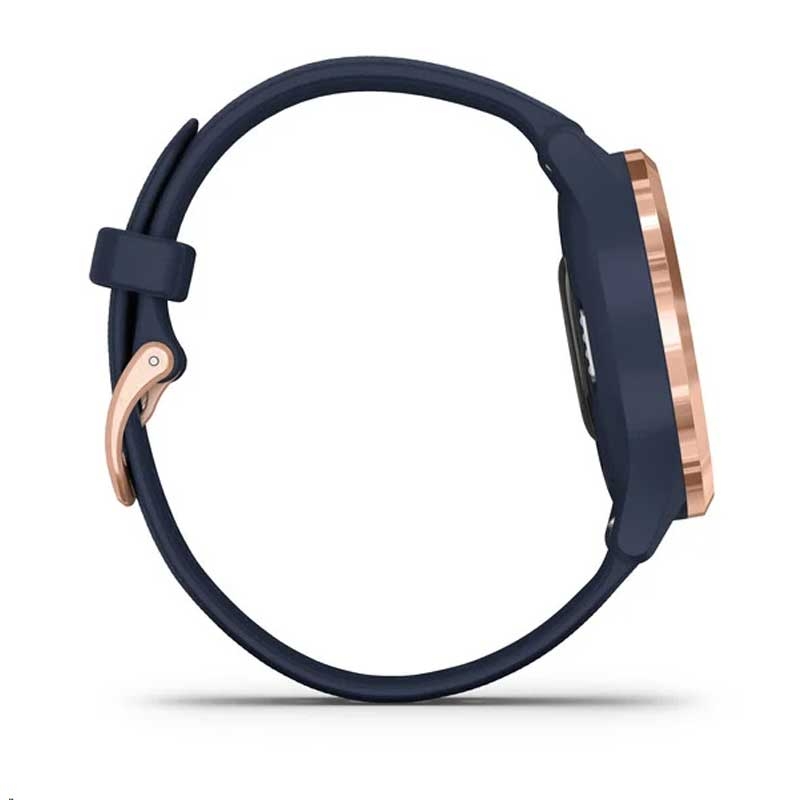 Garmin vivomove 3s Hybrid-Smartwatch dunkelblau/rosegold