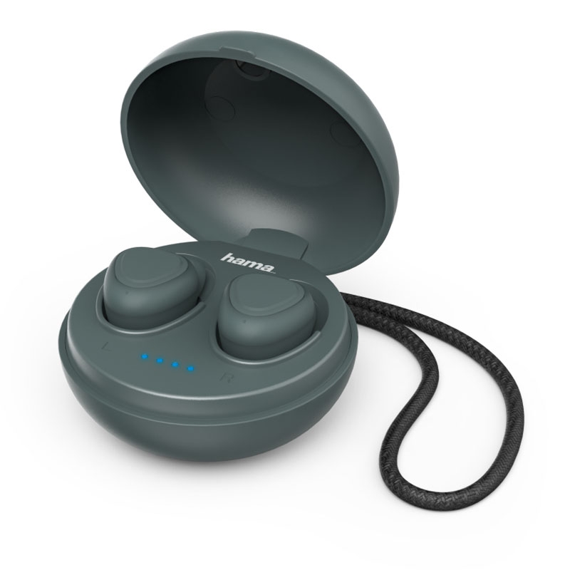 Hama Bluetooth®-Kopfhörer LiberoBuds In-Ear Full Wireless mit Ladestation grün