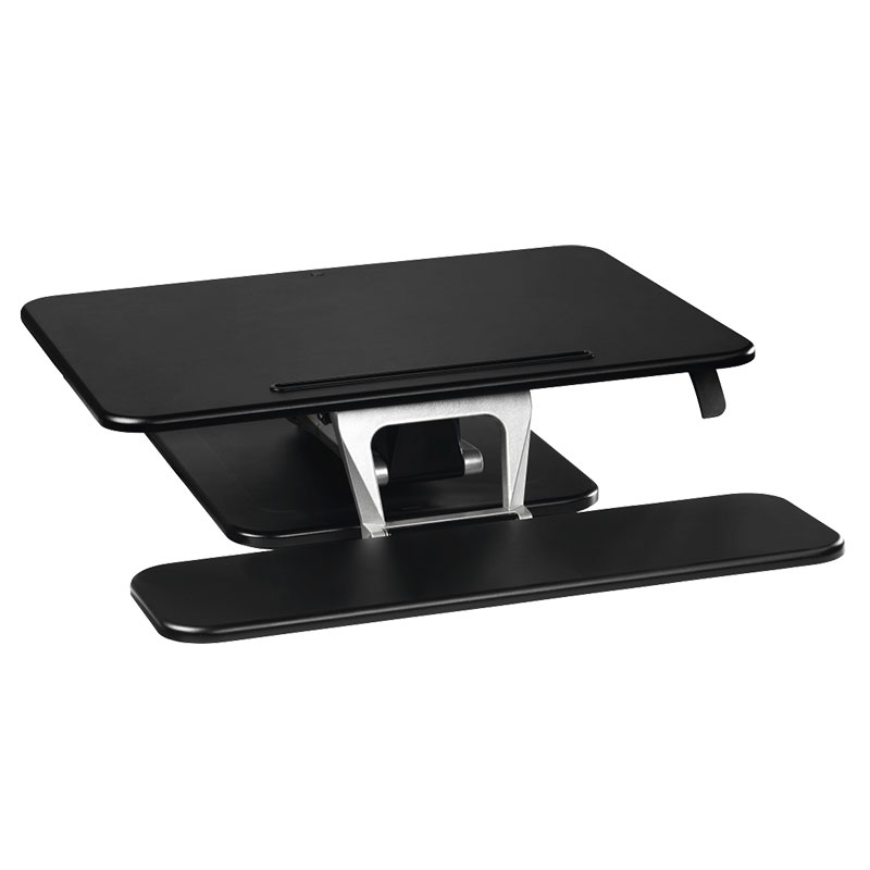Hama Aufsatz für Sitz-Steh-Arbeitsplatz, M (80,0 x 52,0) schwarz