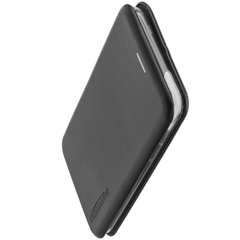 Peter Jäckel COMMANDER Book Case CURVE für Apple iPhone 12/12 Pro Black