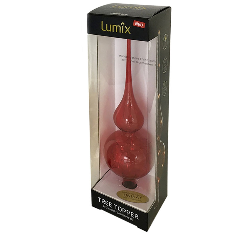 Krinner Lumix Tree Topper Christbaumspitze Rot
