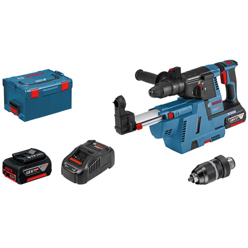 Bosch GBH 18V-26 F 2x 6,0 Ah Akku-Schlagbohrhammer