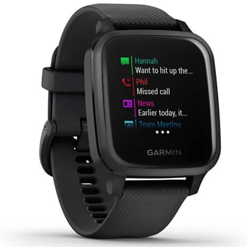 Garmin Venu SQ Music GPS-Fitness-Smartwatch schwarz