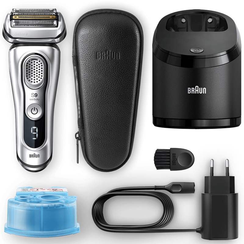 Braun Series 9 9390cc Elektrischer Rasierer silber