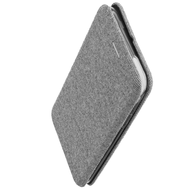 Peter Jäckel COMMANDER Book Case CURVE für Apple iPhone 12 Pro Max Suit Elegant Gray