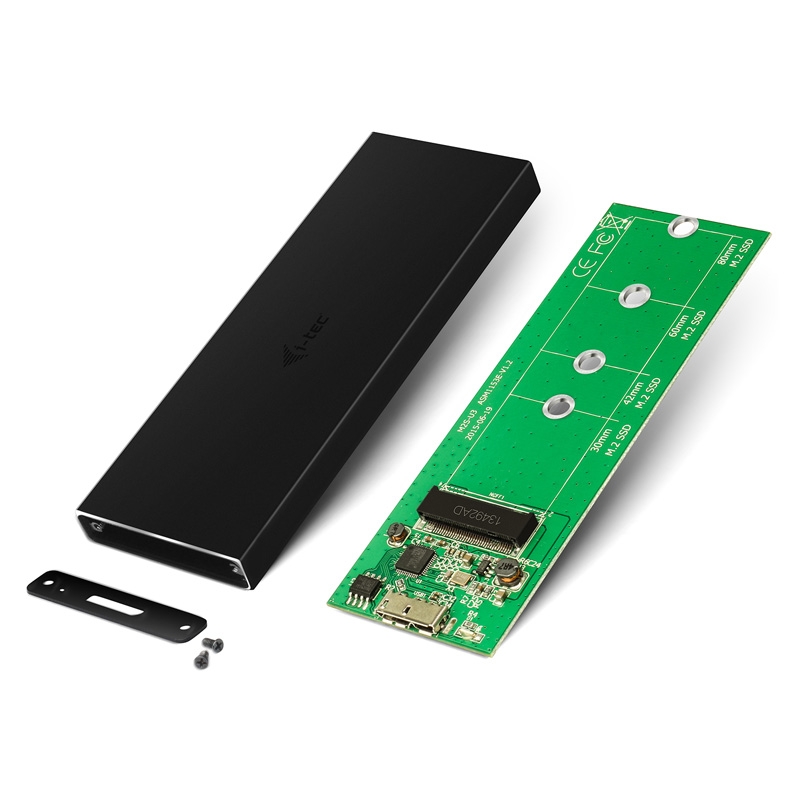 I-TEC USB 3.0 Advance MySafe Gehaeuse M.2 externes Festplattengehaeuse fuer M.2